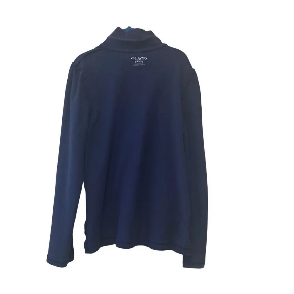 The Children’s Place Long Sleeve Polo Navy Blue Uniform Shirt Little Girls Size